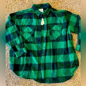 Aerie flannel shirt, women’s medium